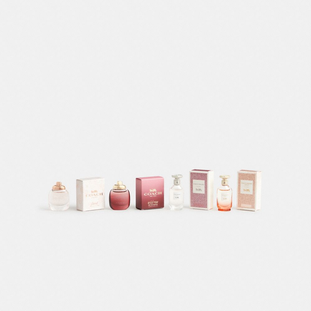 Coach miniature perfume online set