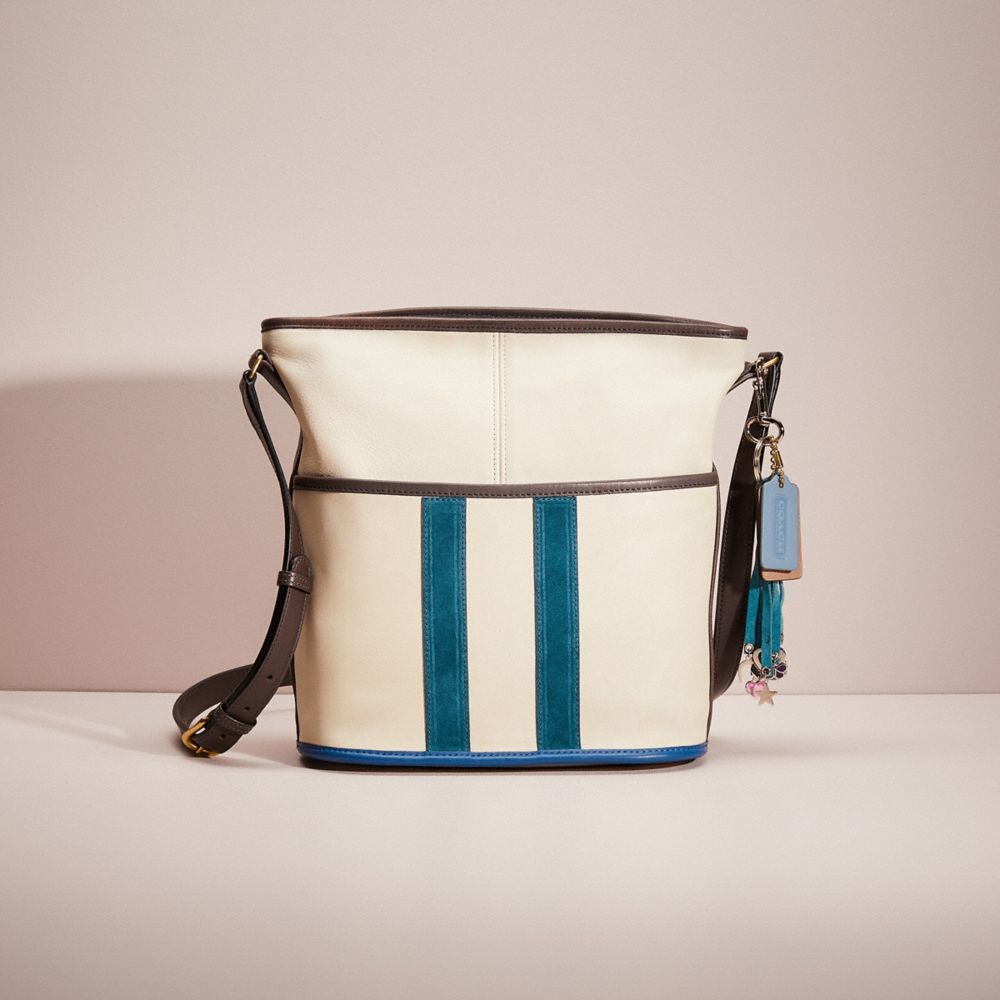 Upcrafted Vintage Duffle Bucket Bag