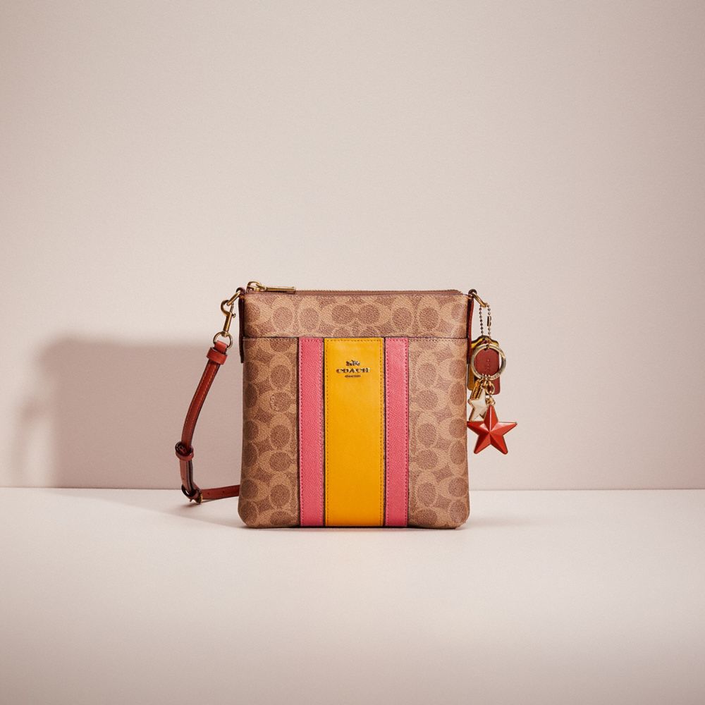 COACH®: Kitt Messenger Crossbody In Colorblock Signature Canvas