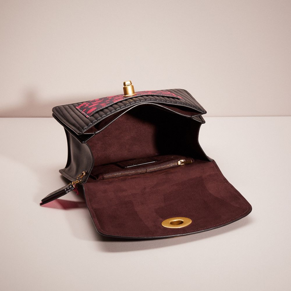 COACH®,Upcrafted Parker Top Handle With Quilting,,Inside View,Top View