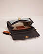 COACH®,UPCRAFTED KIP TURNLOCK CROSSBODY,Glovetanned Leather,Mini,Brass/Black,Inside View,Top View