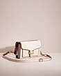 COACH®,UPCRAFTED TABBY CHAIN CLUTCH CREATION,Polished Pebble Leather,Mini,Brass/Wine,Angle View