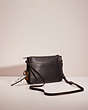COACH®,UPCRAFTED SOHO CROSSBODY,Glovetanned Leather,Mini,Pewter/Black,Angle View