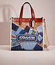 Upcrafted Field Tote In Signature Canvas With Horse And Carriage Print