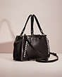 COACH®,UPCRAFTED DREAMER,Polished Pebble Leather,Small,Gunmetal/Black,Angle View