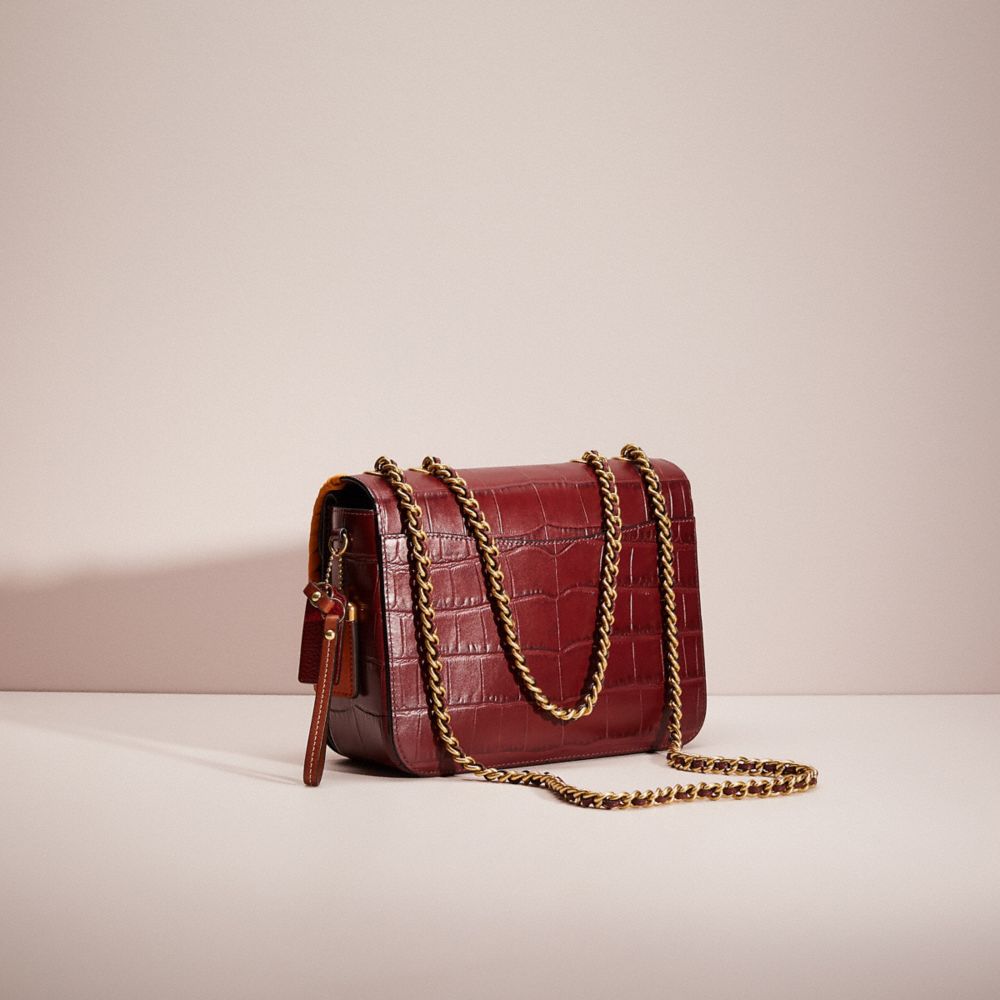 バッグ COACH Madison Leather Shoulder Bag y2k COACH MADISON Y2K Metallic Gold Patent LEATHER BAG Shoulder