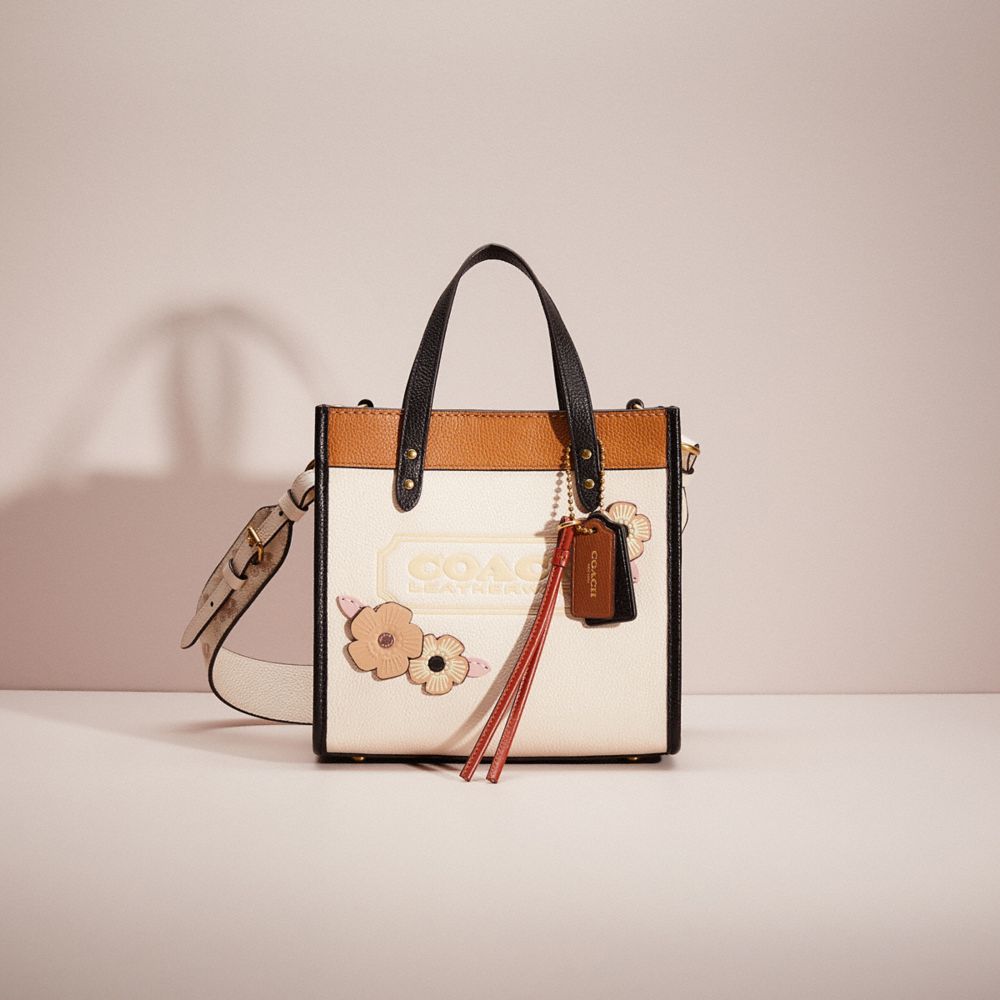 COACH®: Field Tote 22 In Colorblock With Coach Badge