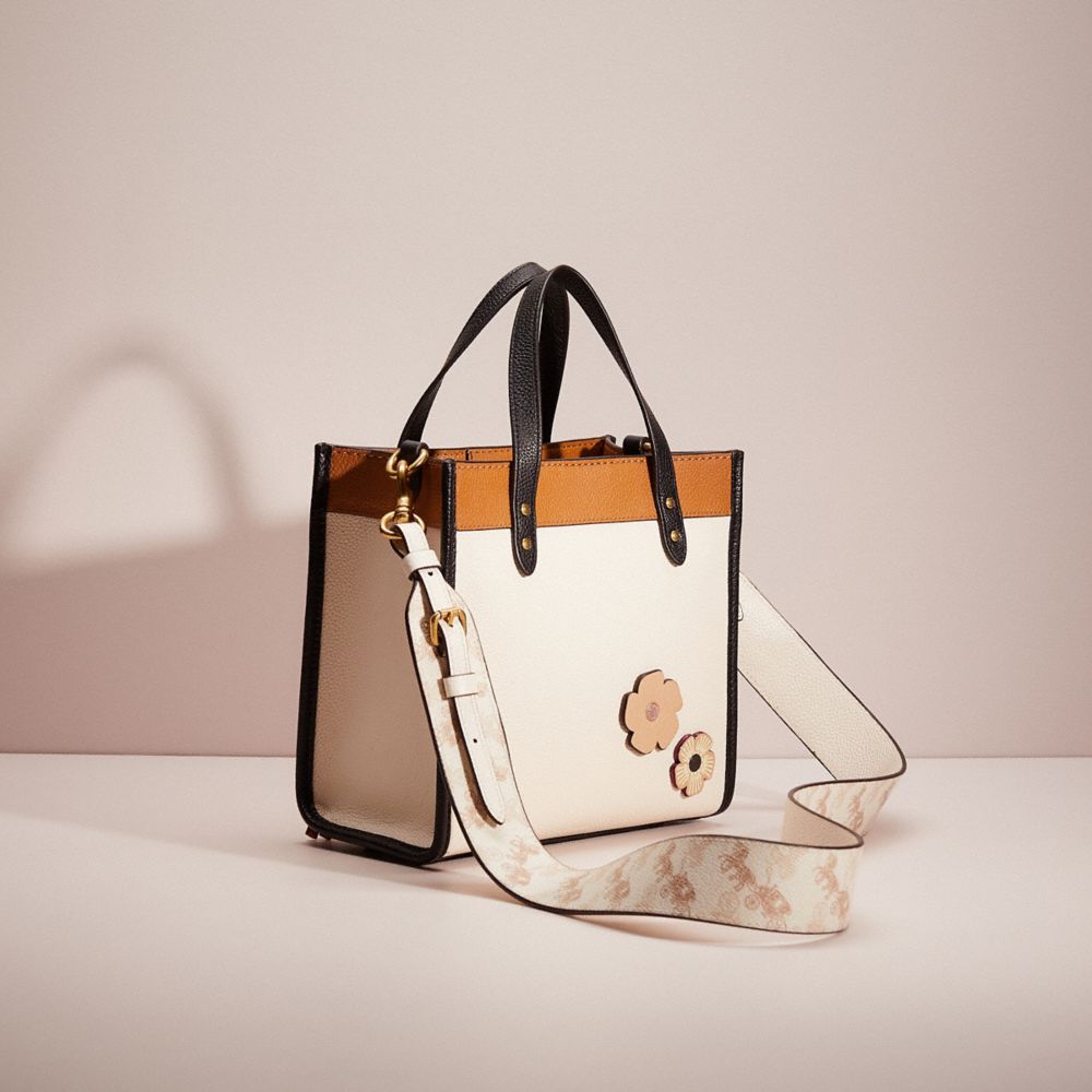 COACH®: Field Tote 22 In Colorblock With Coach Badge