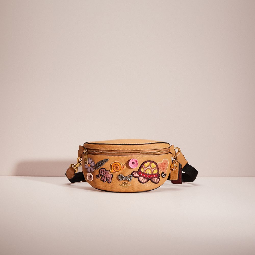 Coach floral best sale belt bag