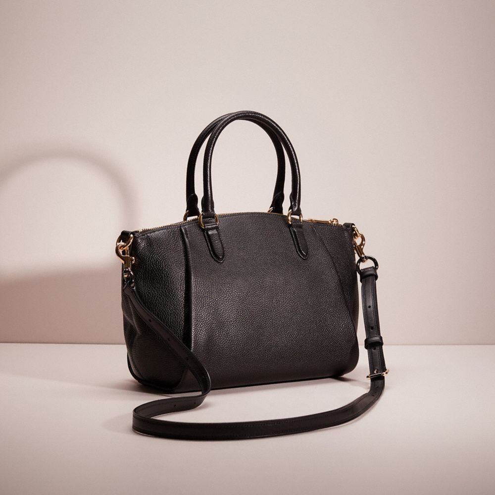 Coach elise satchel black sale