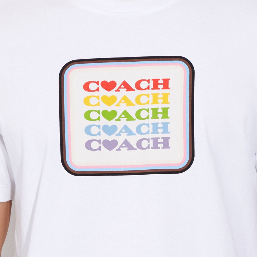 Rainbow Graphic T Shirt