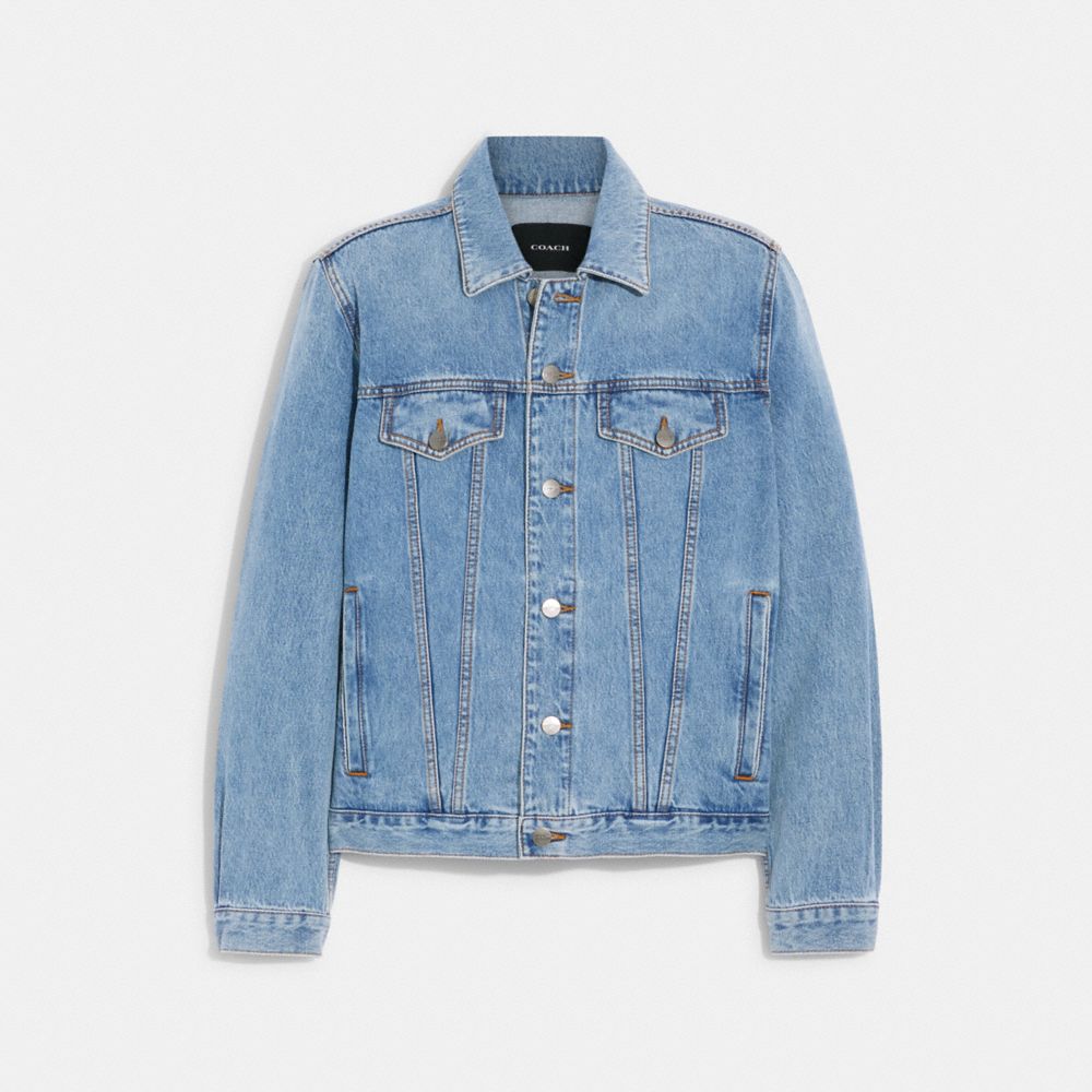 denim trucker jacket blue