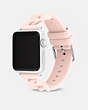 COACH®,APPLE WATCH® STRAP, 38MM AND 41MM,Stainless Steel,Blush,Angle View