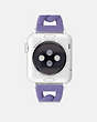 COACH®,APPLE WATCH® STRAP, 38MM AND 41MM,Stainless Steel,Light Purple,Back View