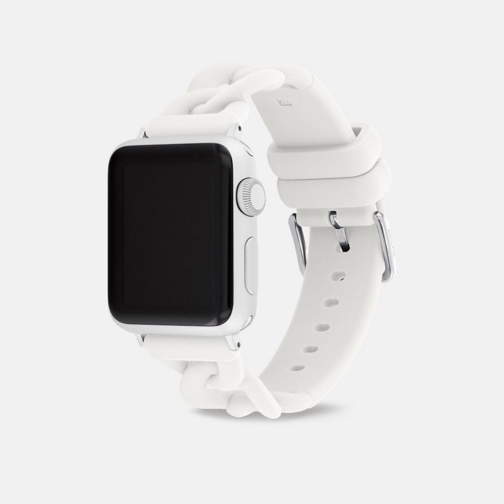 COACH®,APPLE WATCH® ストラップ・38MM / 40MM,腕時計,ﾎﾜｲﾄ