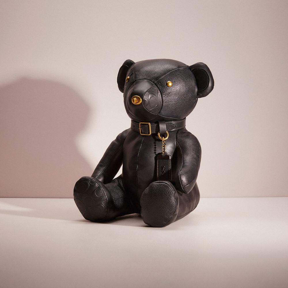 COACH®,Remade Collectible Bear,,Front View