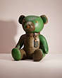 COACH®,REMADE COLLECTIBLE BEAR,X-Large,Valentine's Day,Green Multi,Front View