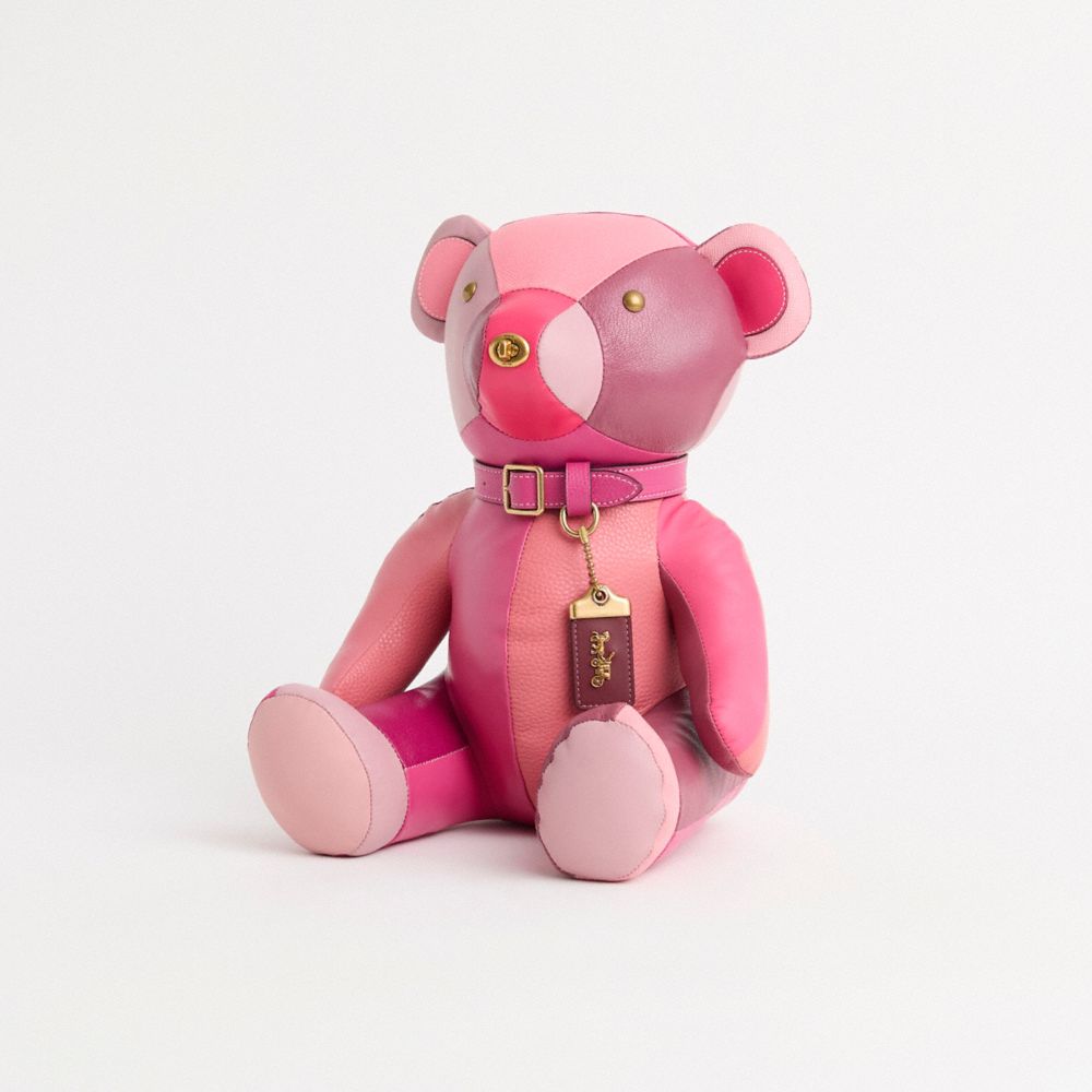 COACH®,Remade Collectible Bear,,Front View