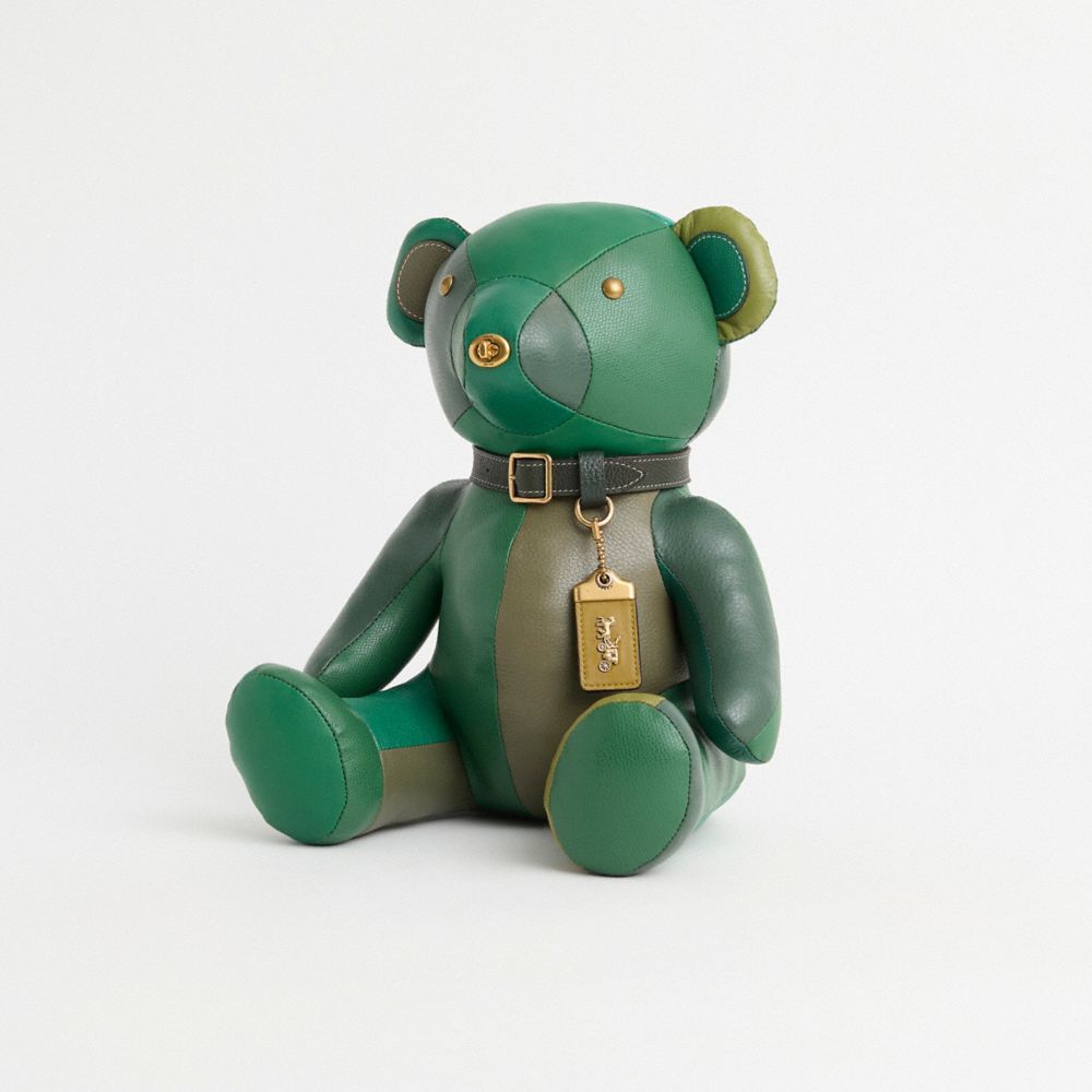 COACH®,Remade Collectible Bear,,Front View