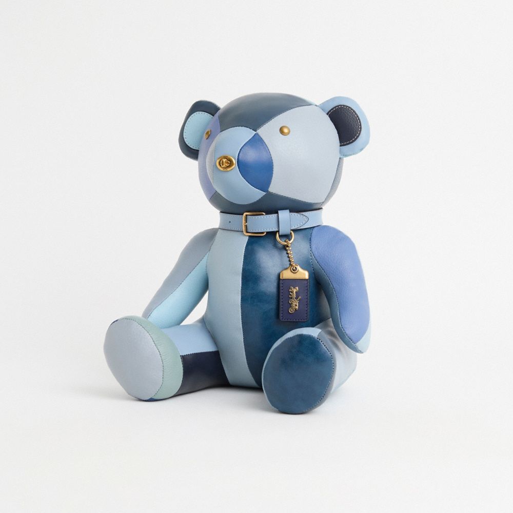 COACH®,Remade Collectible Bear,,Front View