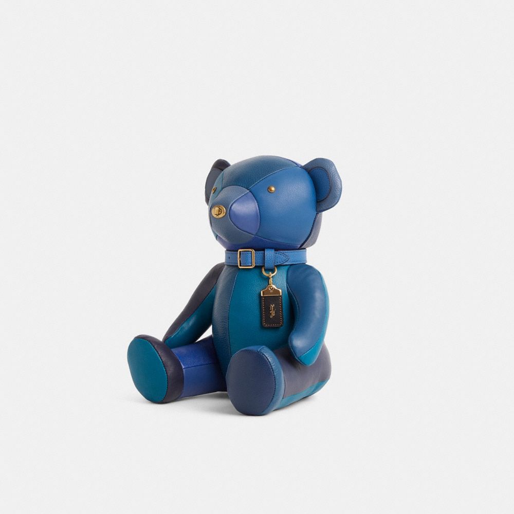 COACH®,Remade Collectible Bear,,Front View