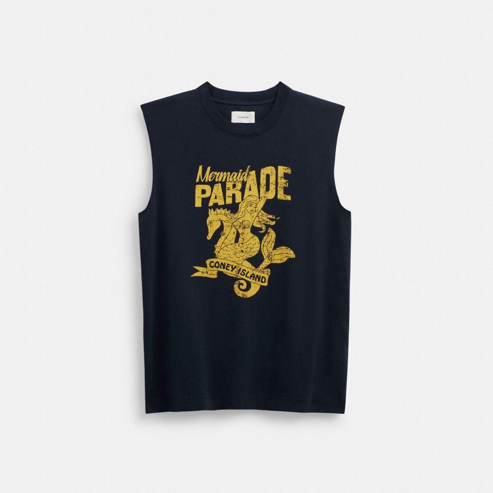 Tank Top With Mermaid Parade Graphic