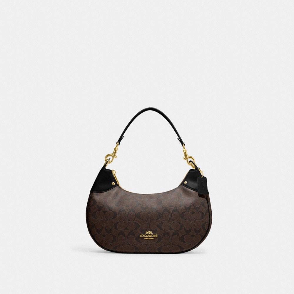 Coach Outlet Payton Hobo in Signature Canvas - Brown