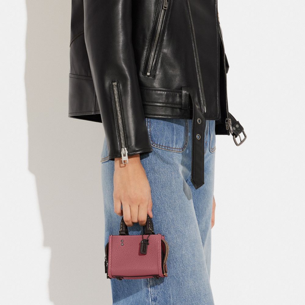 Rogue Bag 12 In Colorblock Regenerative Leather