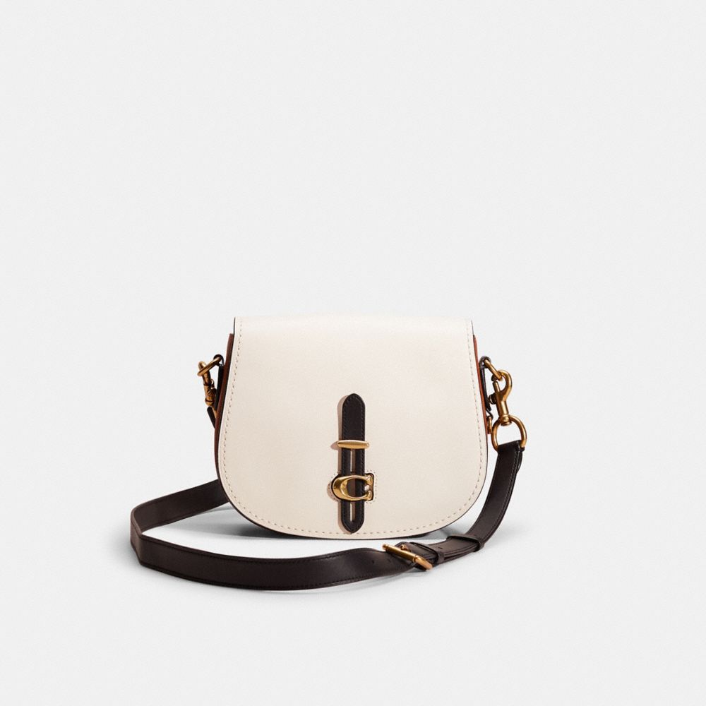 Coach colorblock saddle bag sale