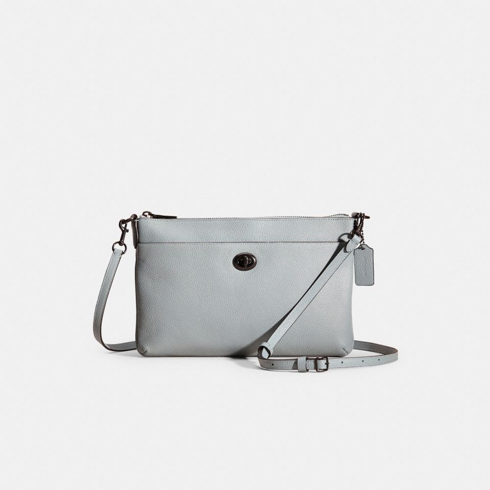 Coach Restored Polly Crossbody In Sage/pewter