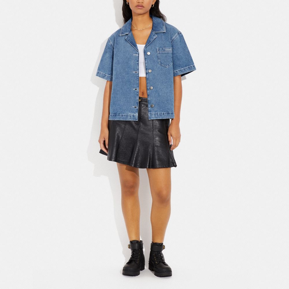 COACH®,デニム トップ,トップス&ワンピース,