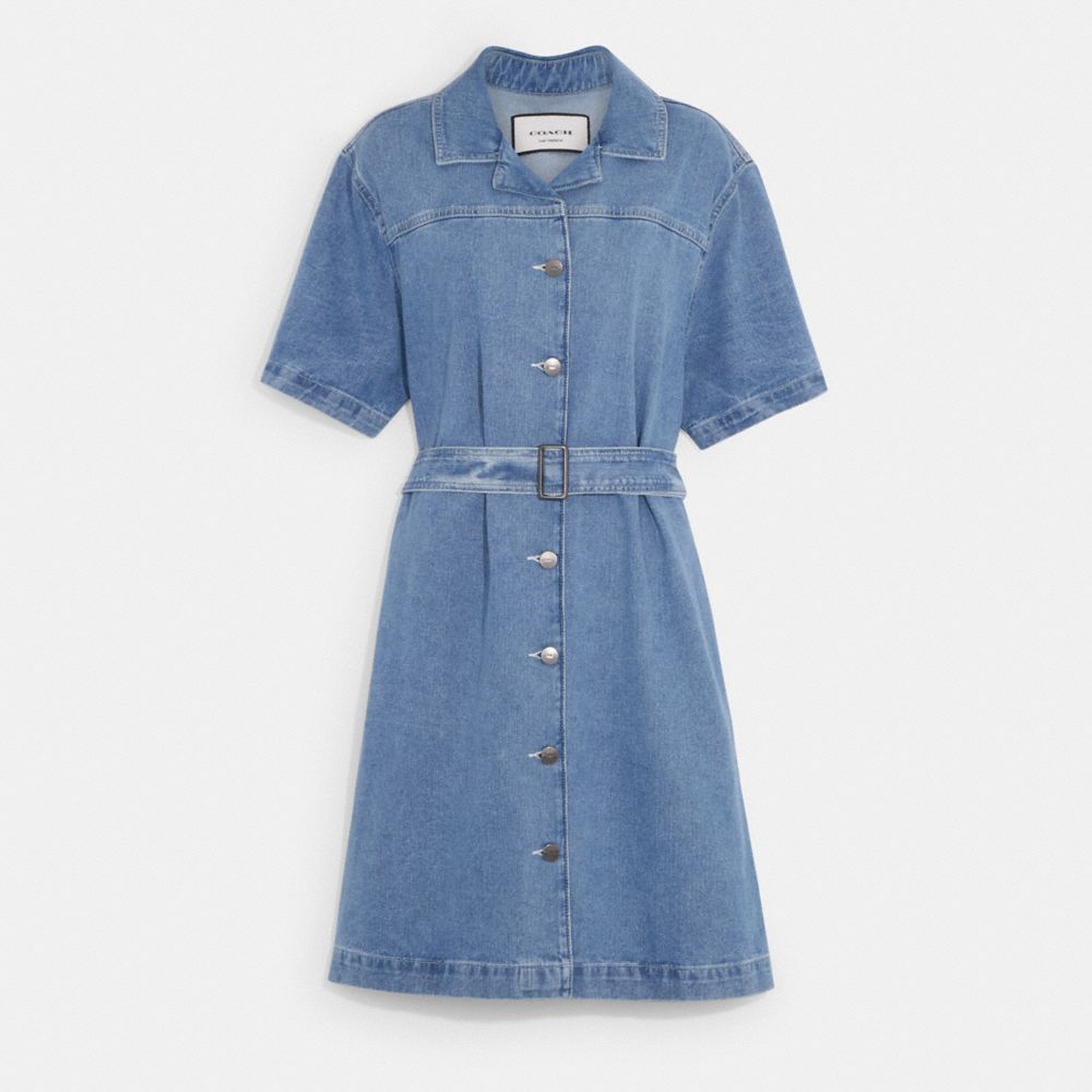 Coach denim discount dress