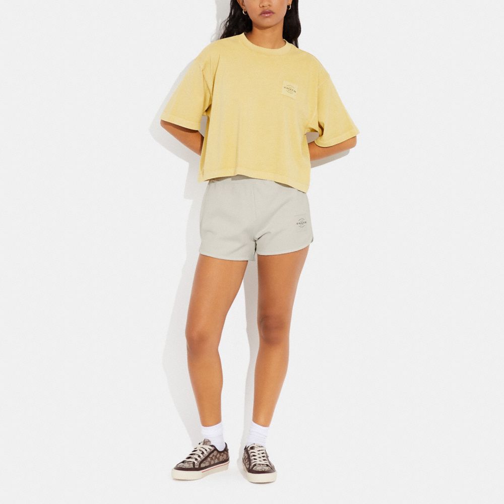 COACH®,ガーメント ダイ レトロ スウェット ショーツ,パンツ&スカート,