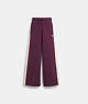COACH®,TRACK PANTS,Beet,Front View