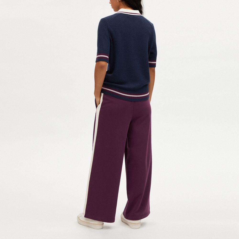 COACH®,TRACK PANTS,Beet,Scale View
