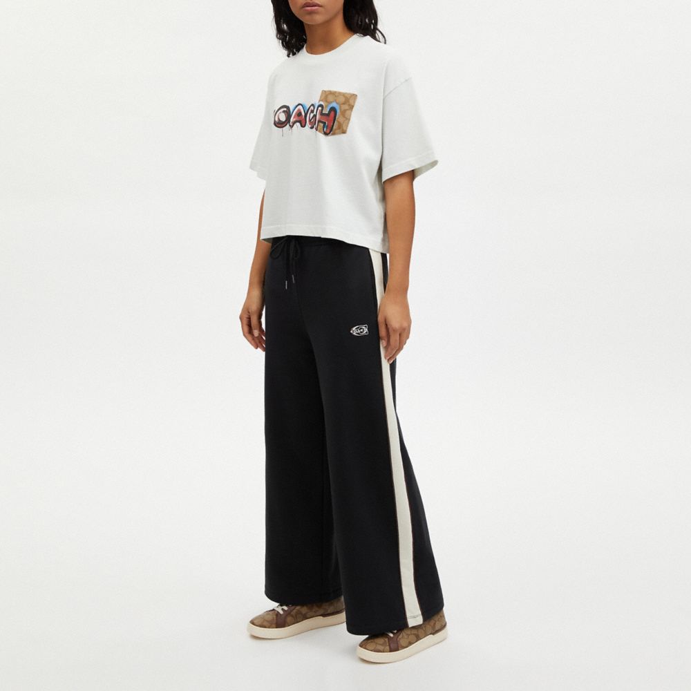 COACH®,TRACK PANTS,Black,Scale View