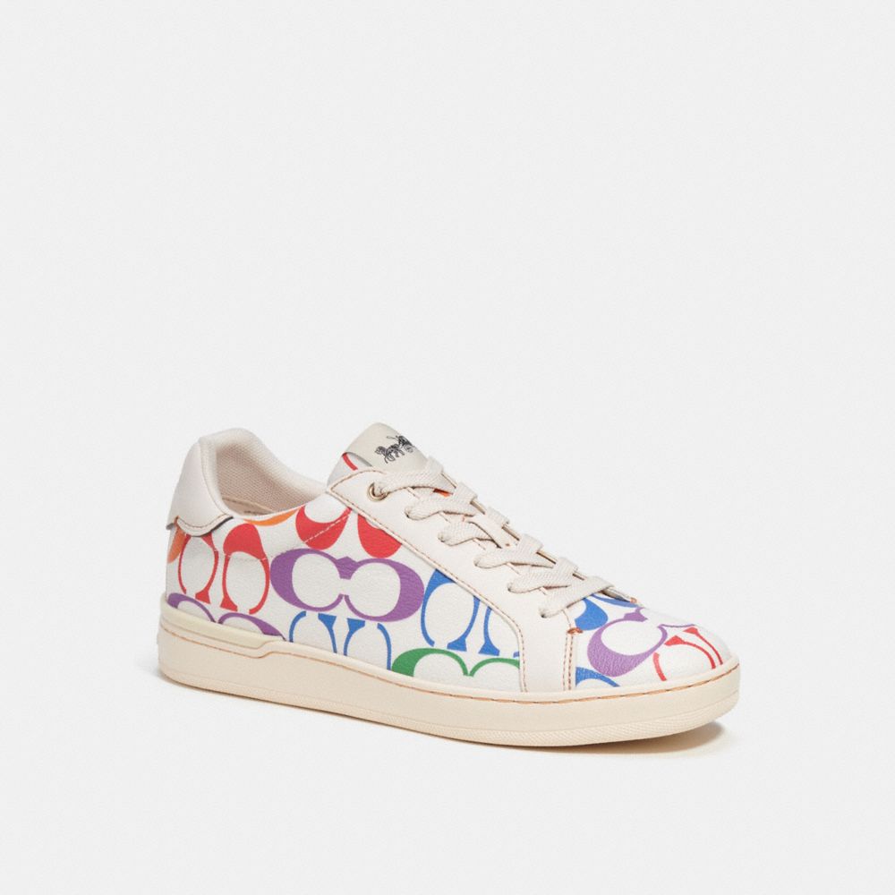 COACH Women's Lowline Rainbow Low Cut Sneakers