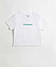 COACH®,Baby T-Shirt in 97% Recycled Cotton: Coachtopia Logo,95% recycled cotton,White,Front View