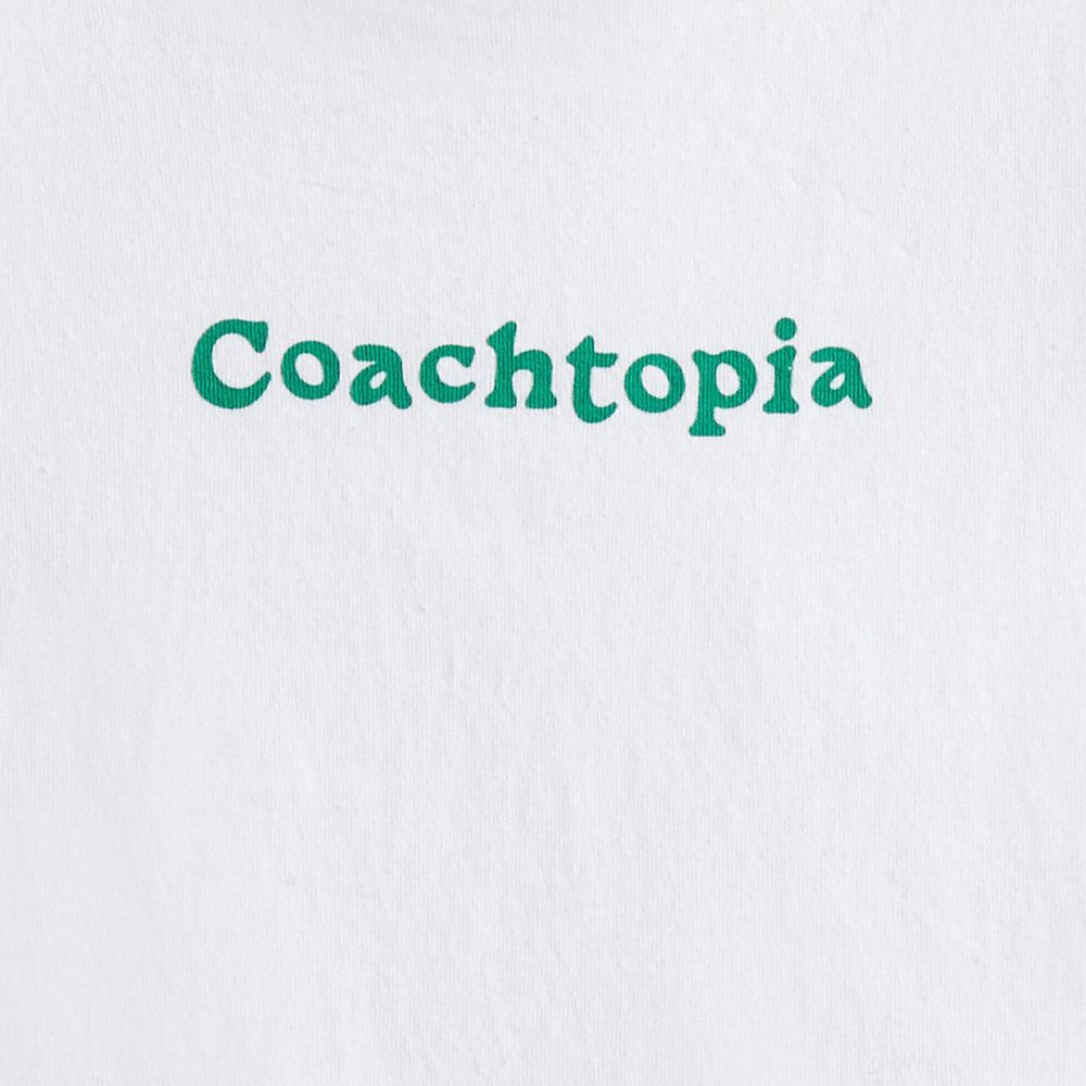 COACH®,Cropped T Shirt With Coachtopia Logo,,Closer View