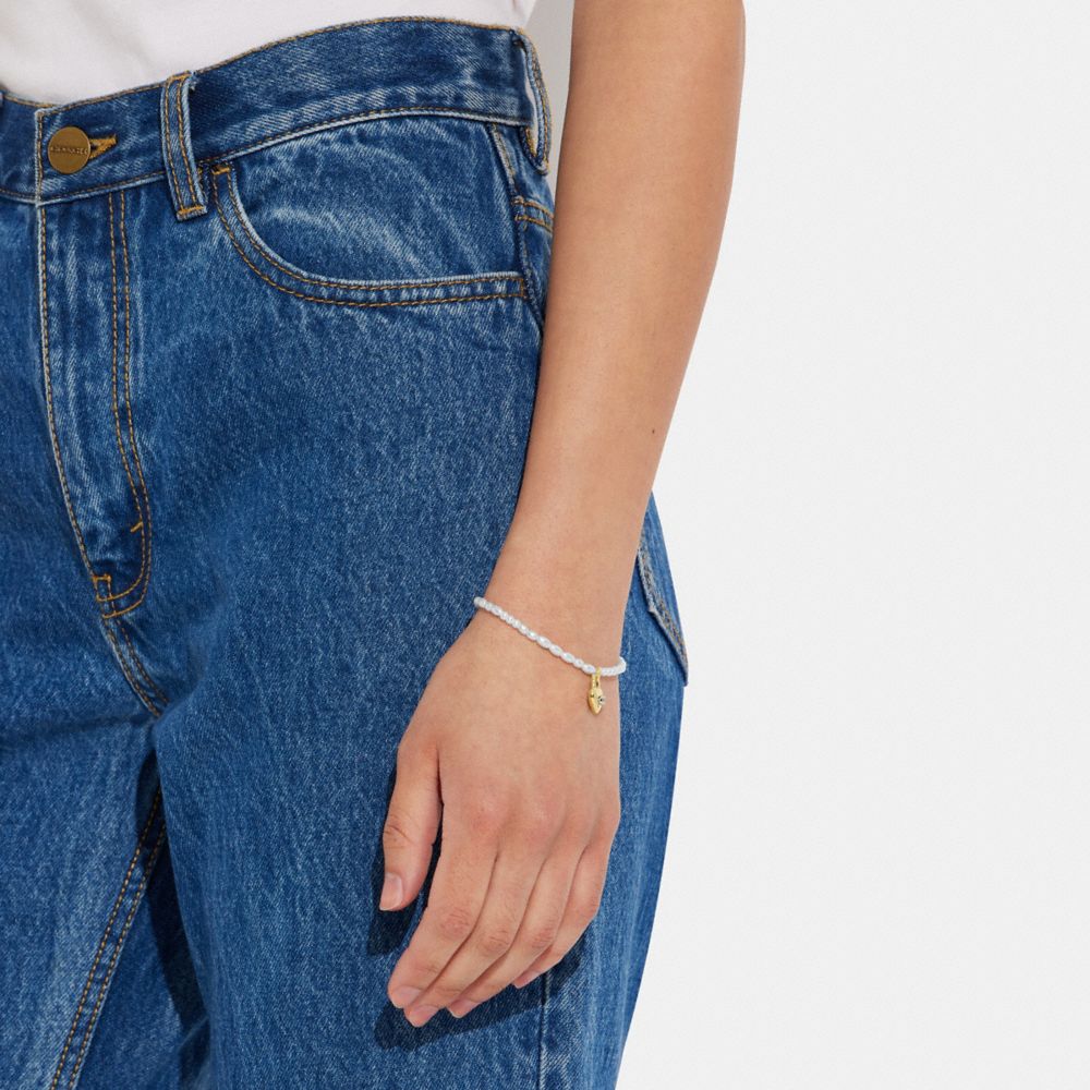 COACH®,ハート ロック ストレッチ ブレスレット,ブレスレット,