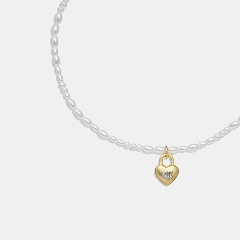 Heart Lock Necklace – Coco & Co Southport