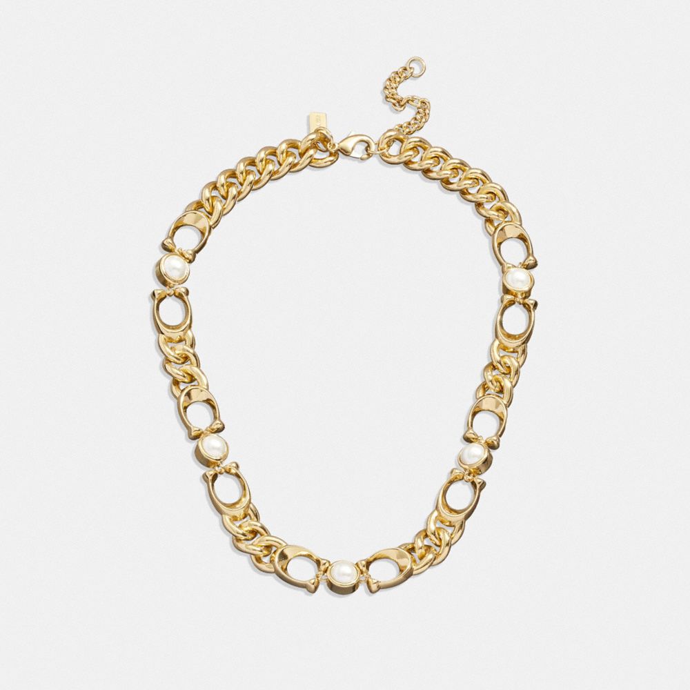 Ronnie Link Chain Necklace in Gold