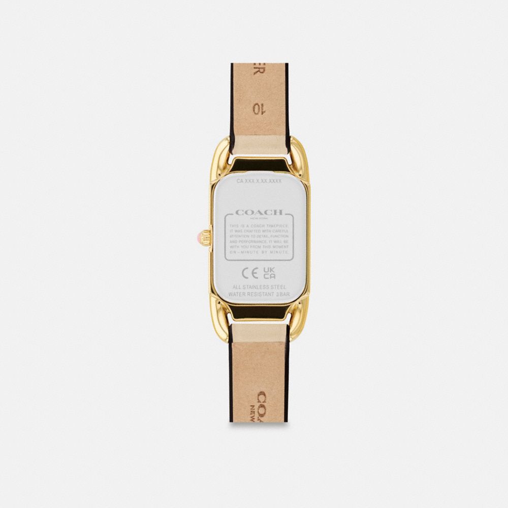 COACH®,Cadie Watch, 17.5 Mm X 28.5 Mm,,Back View