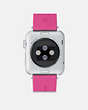 COACH®,APPLE WATCH® STRAP, 38MM AND 40MM,Petunia,Back View