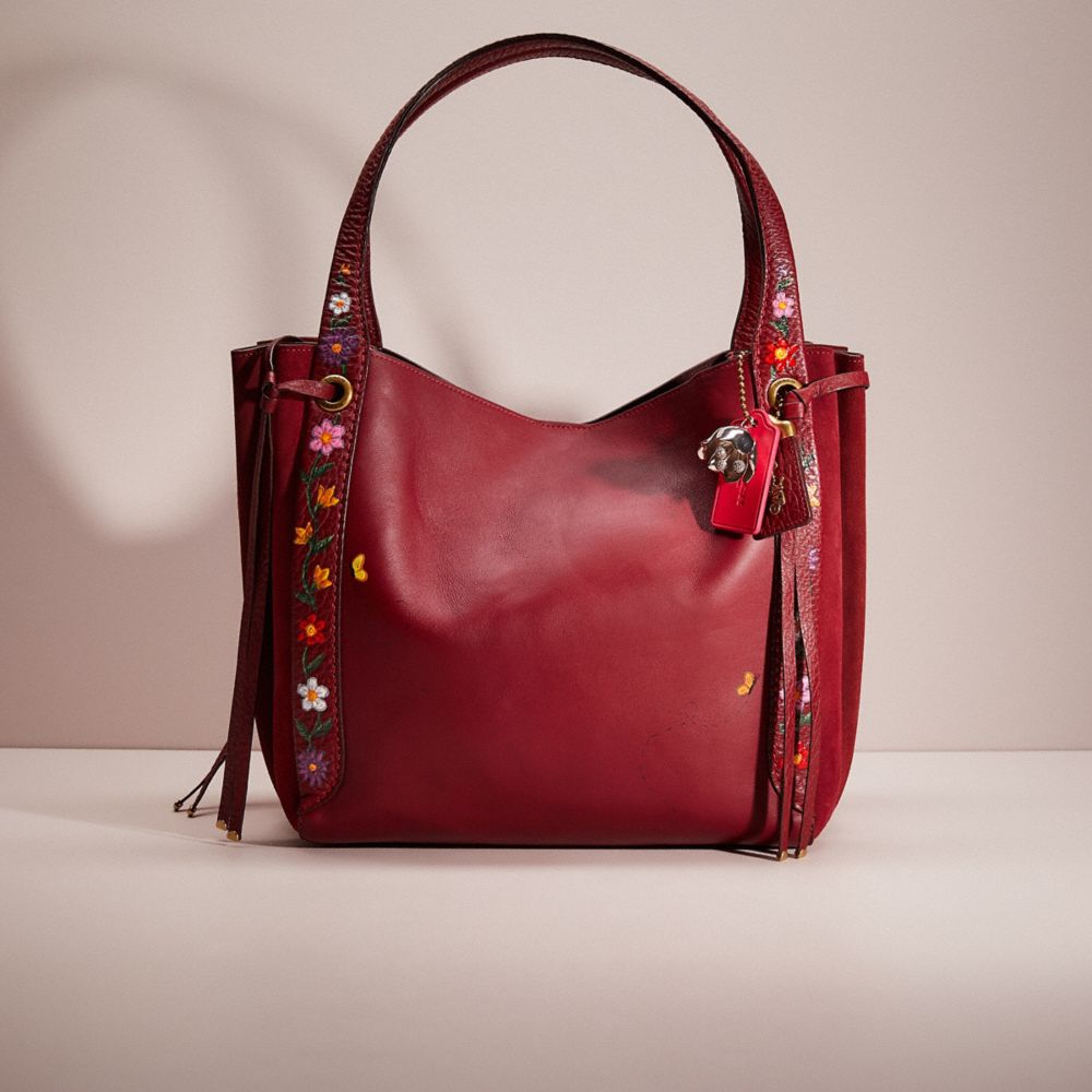 Brass Deep Red Upcrafted Harmony Hobo