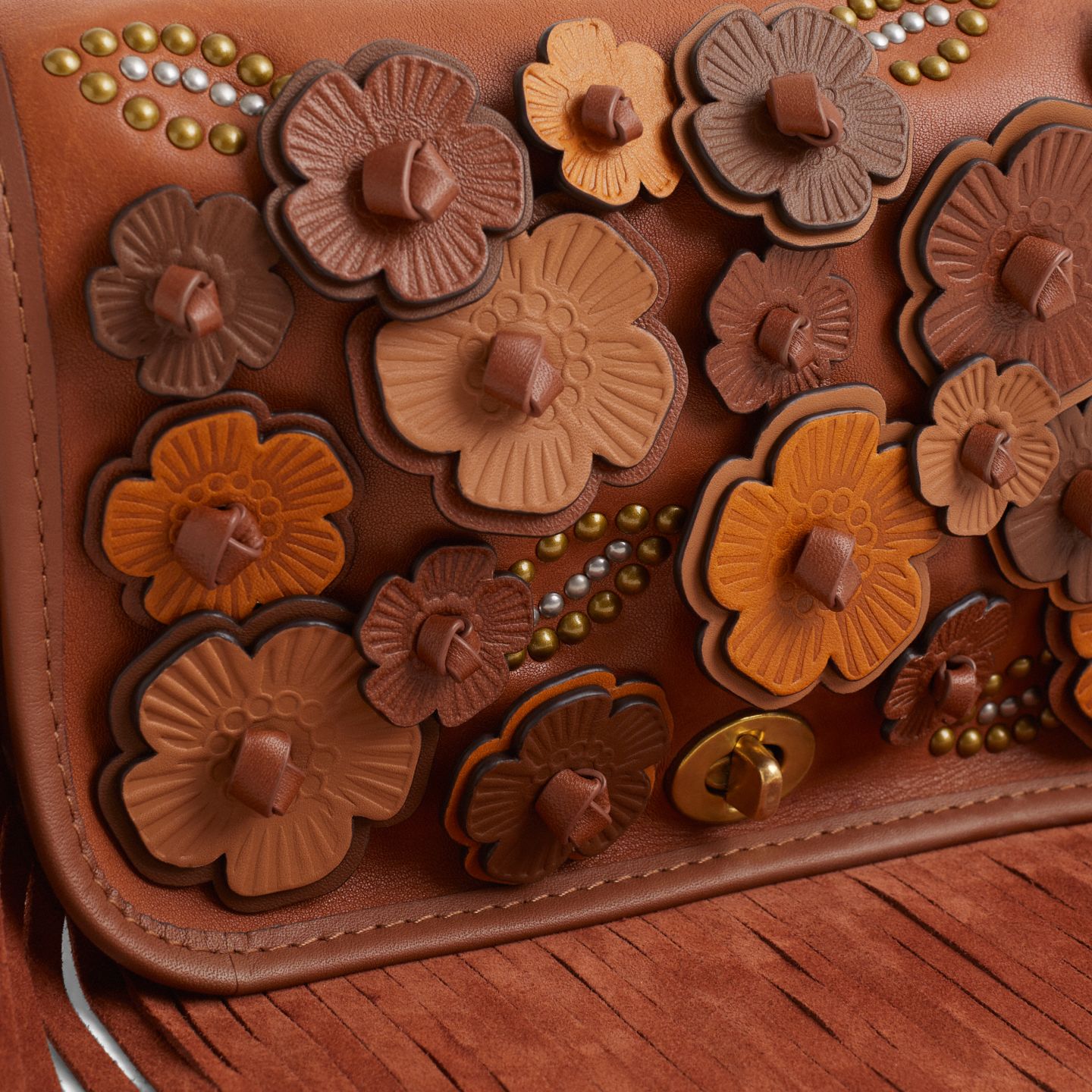 Женская сумка Coach Custom Vintage Pocket Purse, цвет: Рыжевато-коричневый — фото 4