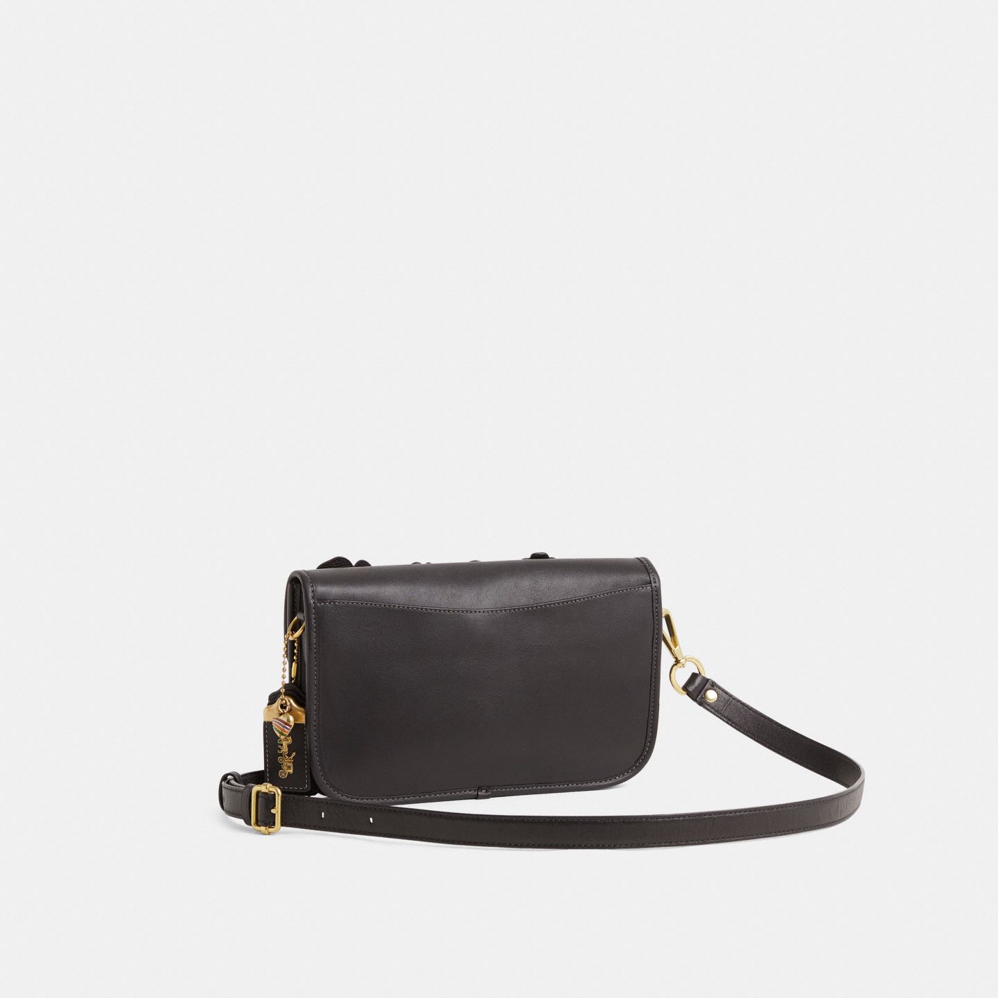 Сумка Coach Custom Turnlock Tab Messenger, цвет: Латунный / Чёрный — фото 2