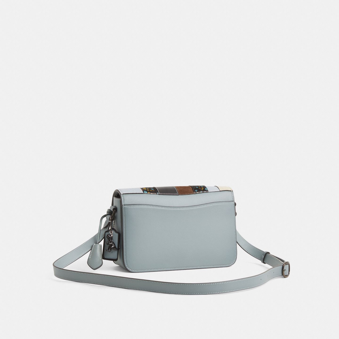 Женская сумка Coach Custom Studio Shoulder, цвет: Шалфейный / Оловянный — фото 2