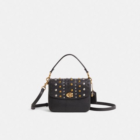 Женская сумка Coach Custom Cassie Crossbody 19, цвет: Латунный / Чёрный