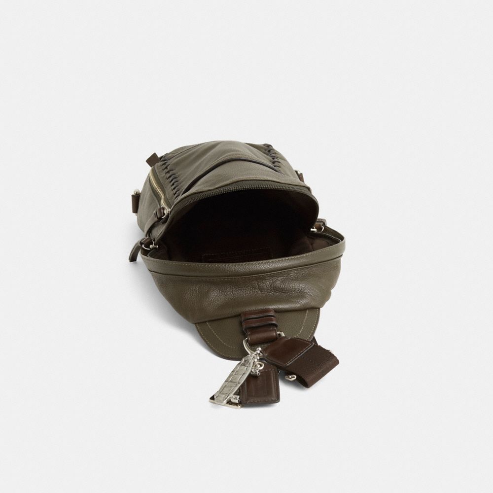 バッグ COACH Thompson Leather Sling Bag Cross Custom Thompson Convertible Sling Pack | COACH®